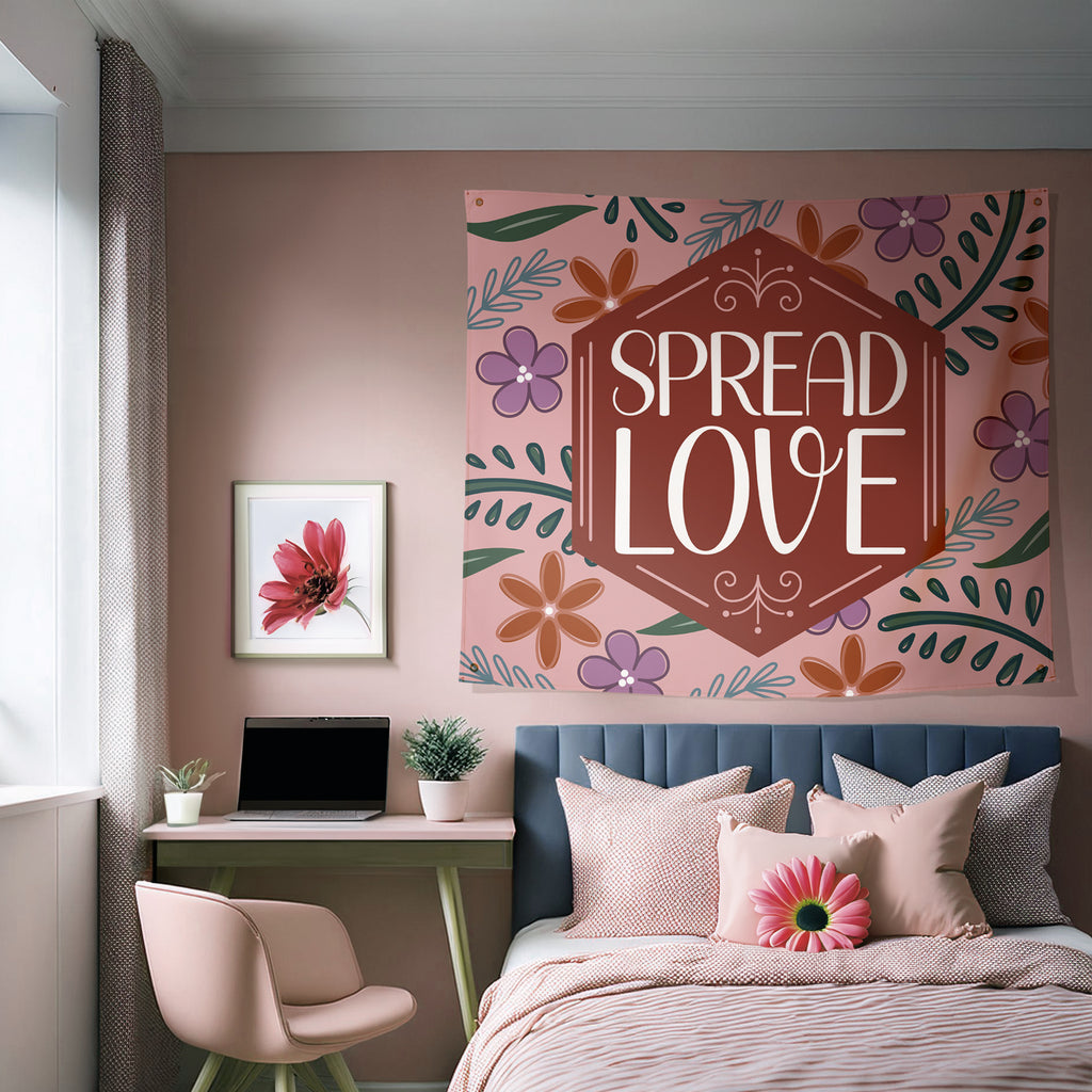 Spread Love Tapestry